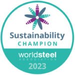 Sustainability Champion Worldsteel Association logo 2023