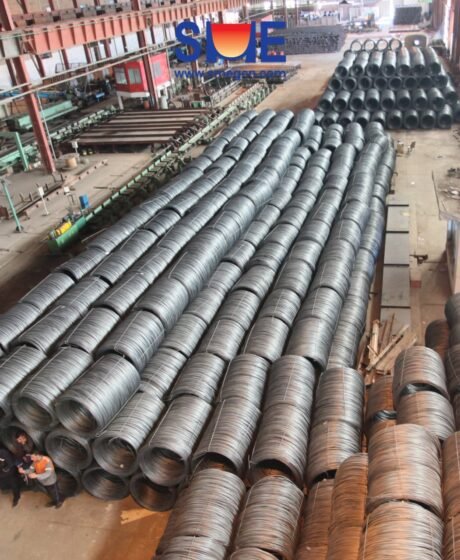 Wire Rod Storage Area of Algeria 350,000TPA High-speed Wire Rod Plant