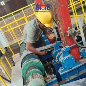 Local Staff Maintaining the Machine in a Steelmaking Plant