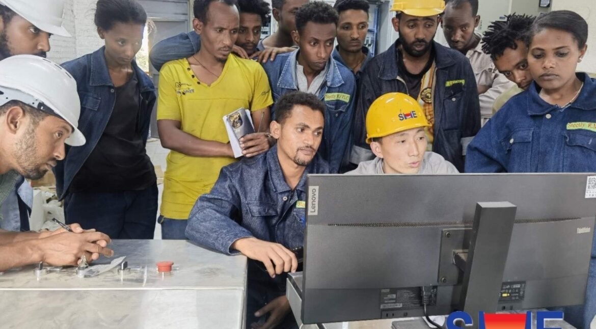 Training local staff for dust removal system