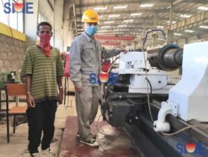 Workers wearing masks during COVID-19 Pandemic