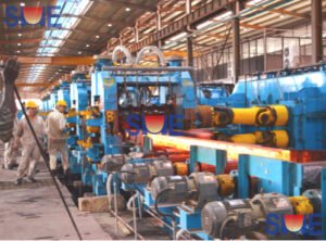 Photo of the production process in Nigeria 260,000TPA Rebar & High-speed Wire Rod Plant