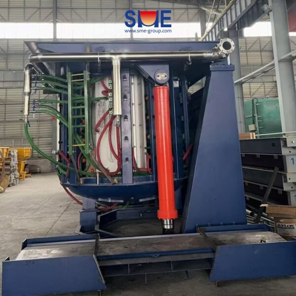 20T Induction Furnace side view